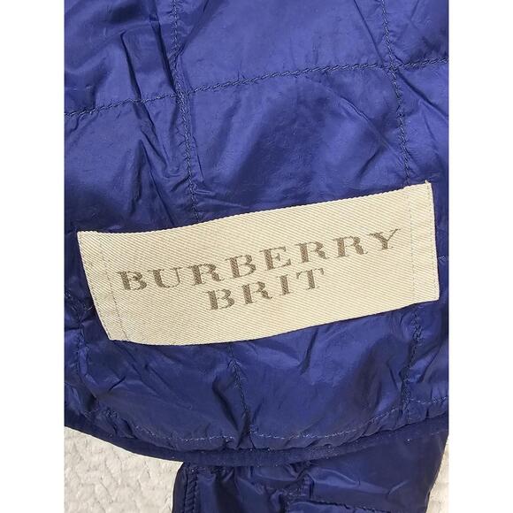 Burberry Brit Blue Lightweight Puffer Men's jacket Size XXL - Picture 7 of 12